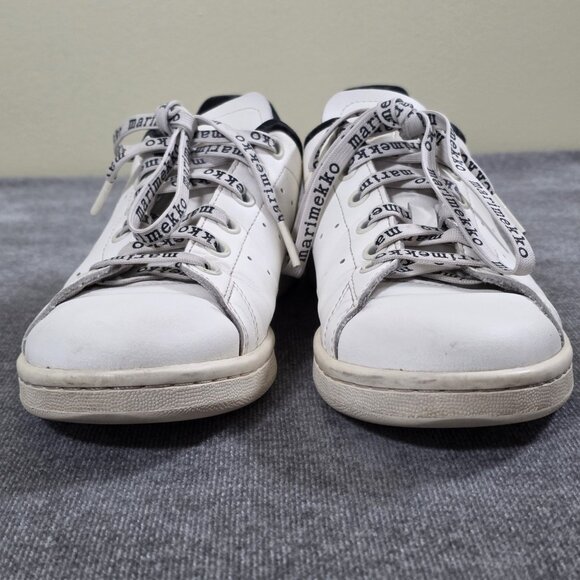 Adidas x Marimekko Stan Smith Shoes Mens US 4.5 UK 4 Off White Primegreen GX8848 - Picture 3 of 16